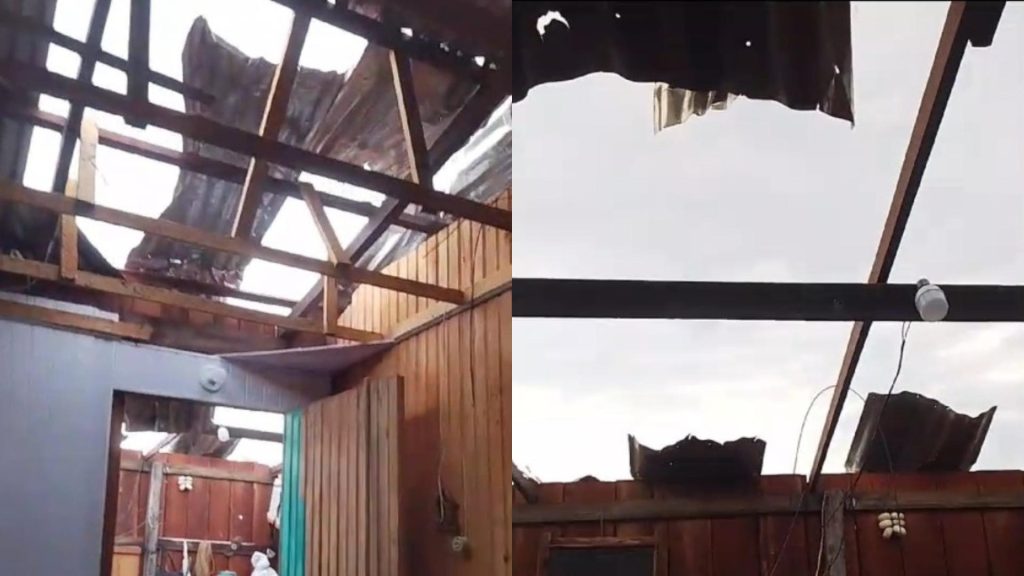 Forte chuva em Manacapuru deixa 15 casas destelhadas