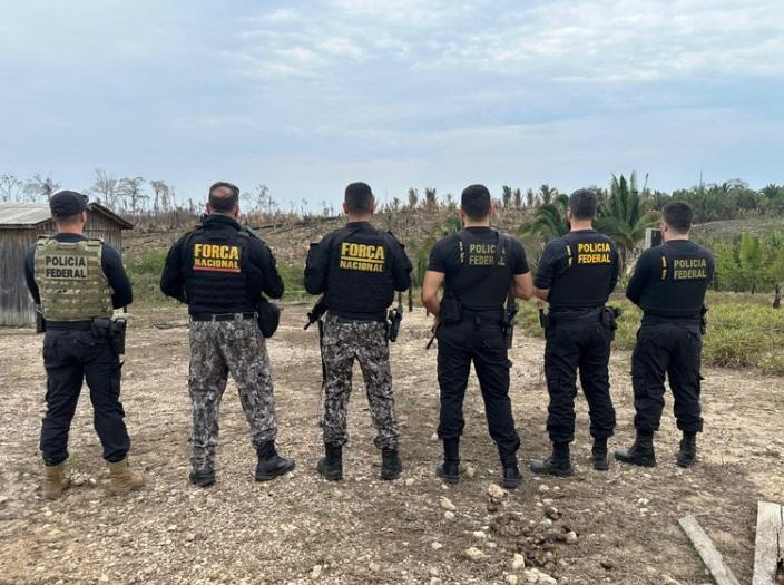 PF combate crime de desmatamento ilegal e queimadas no interior do AM