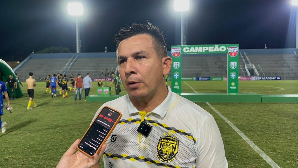 Após título amazonense sub-16, técnico Renato Abrantes volta olhares para Copa do Brasil