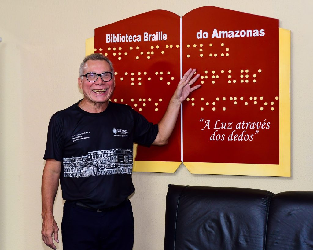 ‘Farol da Inclusão’: Biblioteca Braille do Amazonas completa 25 anos