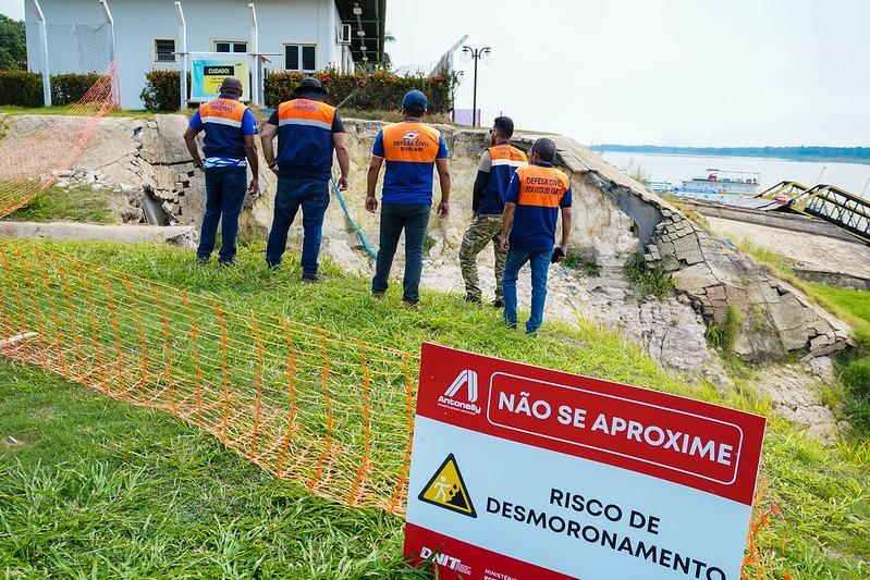 Defesa Civil inspeciona áreas de risco em seis municípios do Amazonas