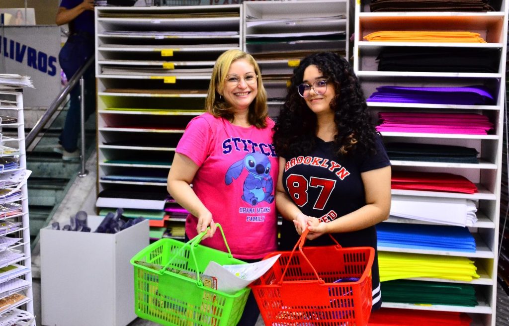 Movimentação para garantir material escolar