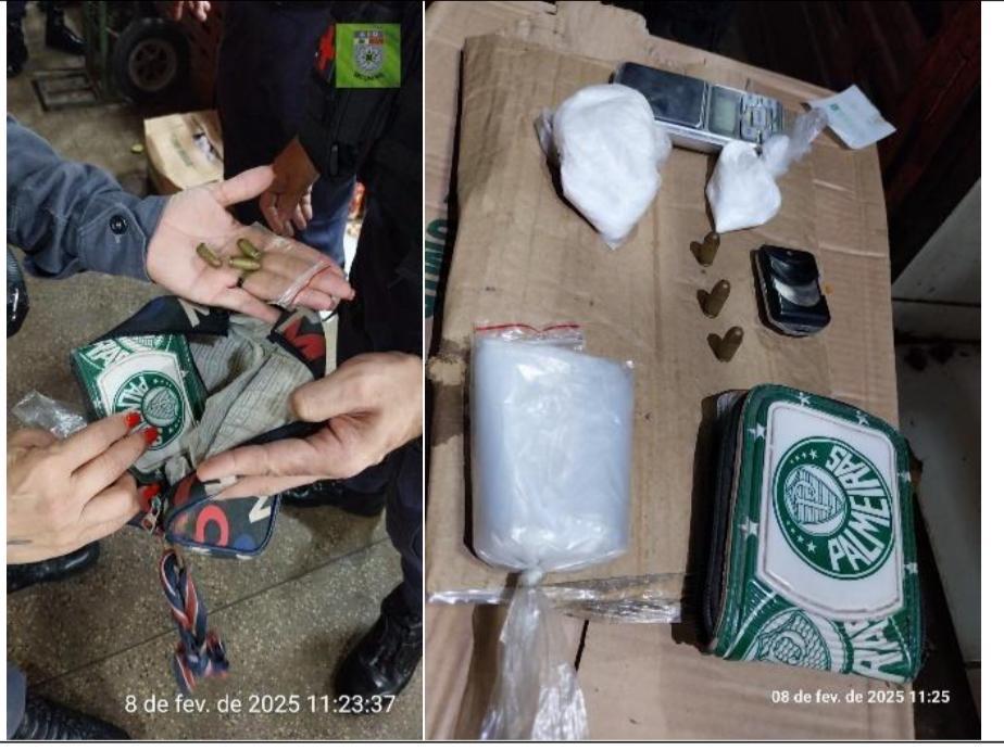 Polícia apreende drogas e armamento na ‘Boca da Onça’, no centro de Manaus