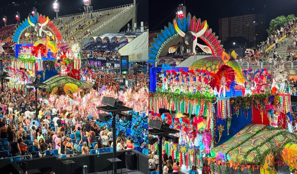 Apresentando enredo sobre Amazônia, Estácio de Sá é vice-campeã da Série Ouro do Carnaval no RJ