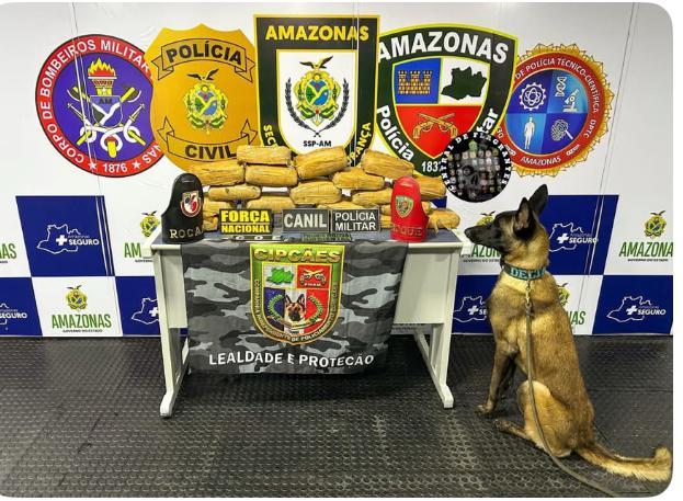 Mulher é presa com 22 quilos de drogas em embarcação no Amazonas