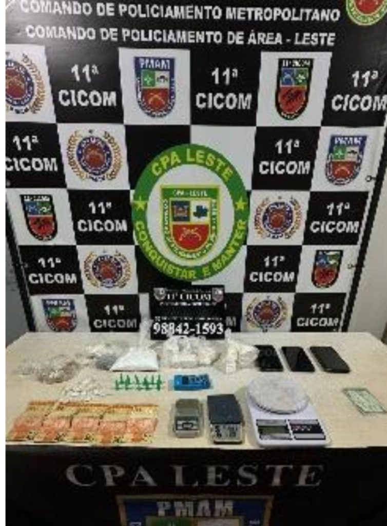 Polícia desmonta boca e fumo no Coroado e prende em flagrante três traficantes