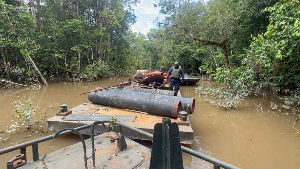 Operação Ágata 2025 combate garimpos ilegais na Amazônia