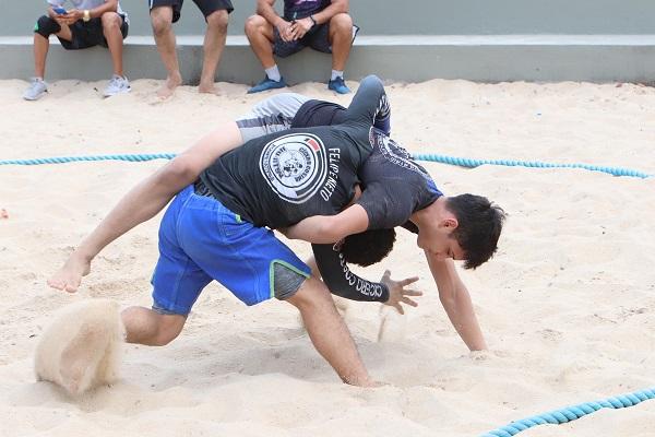 Sob nova gestão, FALLE apoia 1º Desafio Maués de Beach Wrestling