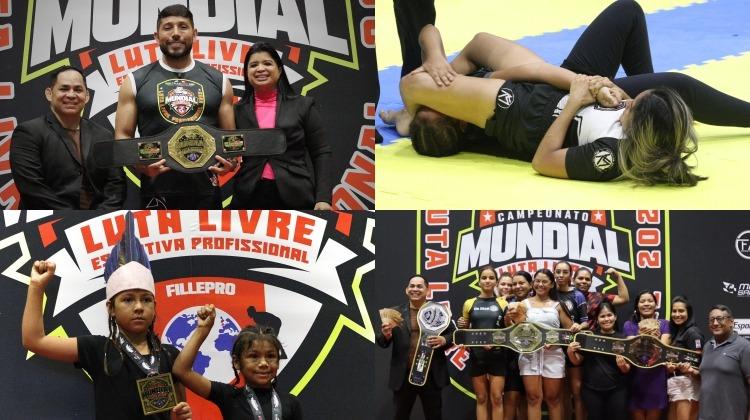 Equipe FG conquista Mundial de Luta Livre Profissional no Studio 5, em Manaus