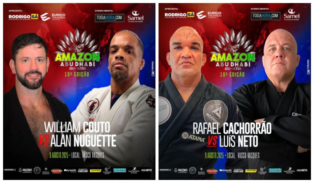 Amazon Abu Dhabi terá 17 lutas de jiu-jítsu neste sábado, no Vasco Vasques