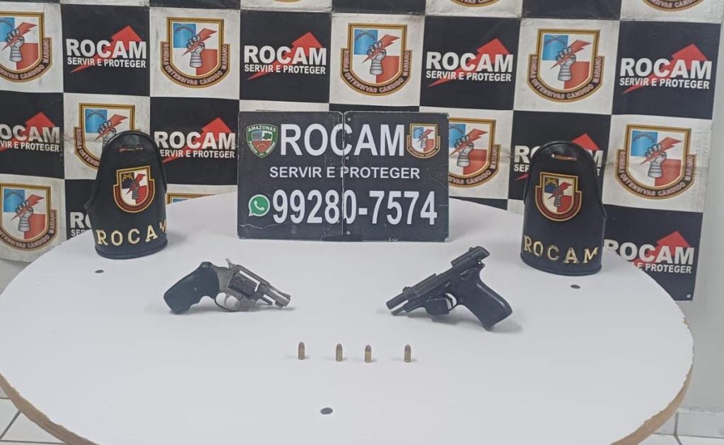 Adolescente de 16 anos é apreendido com pistola e revólver na Compensa