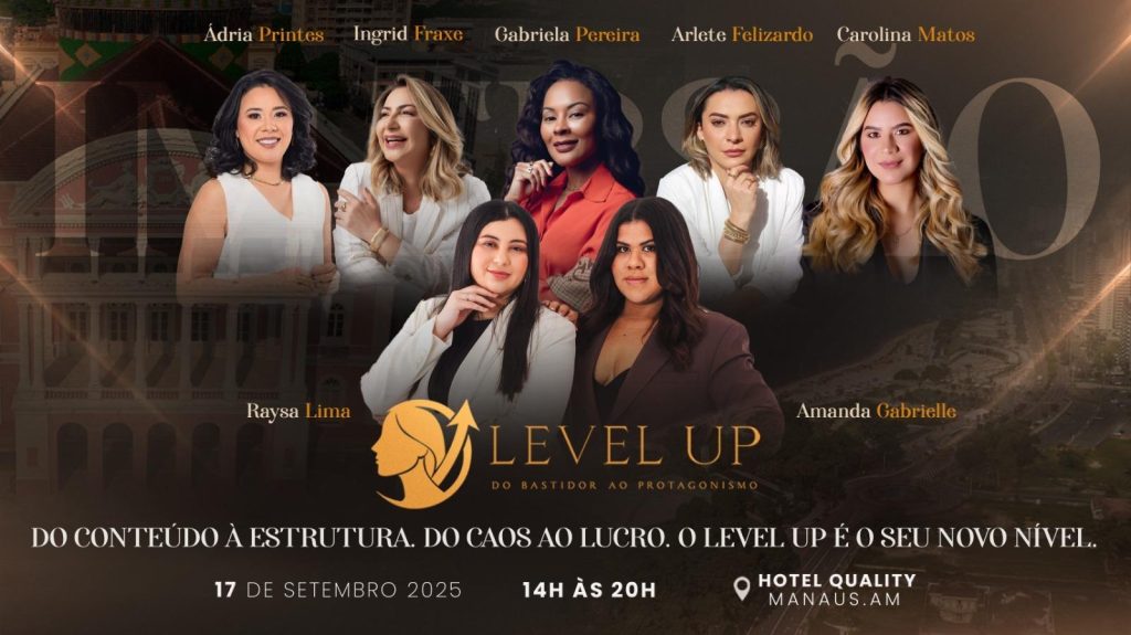 Imersão ‘LEVEL UP’ chega a Manaus para transformar empresários amazonenses