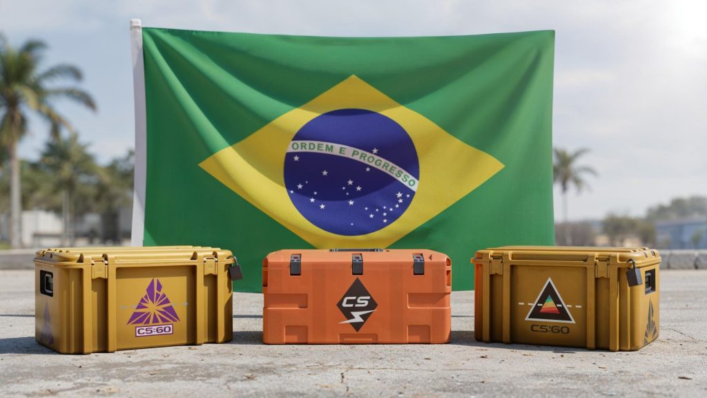 CS2 no Brasil: caixas, skins e economia gamer