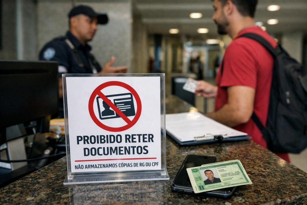 Nova lei no Amazonas proíbe retenção e cópia de documentos de visitantes em comércios e condomínios