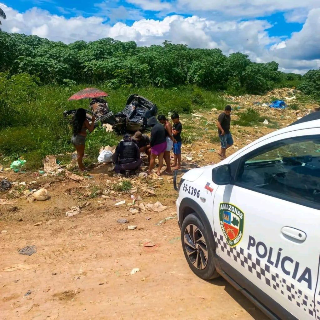 Feto é encontrado em saco plástico em lixão no interior do Amazonas