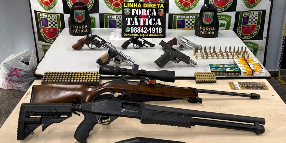 Menos armas para a criminalidade