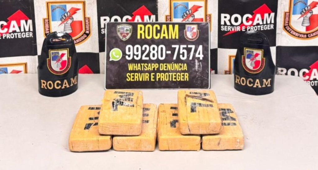 Polícia apreende seis tabletes de droga enterrada em casa na zona norte de Manaus