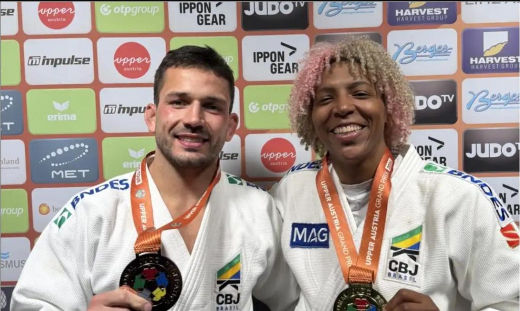 Rafaela Silva é ouro e Cargnin bronze no Grand Prix de judô da Áustria