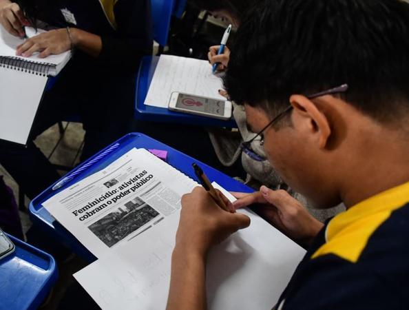 Combate ao feminicídio mobiliza escola na capital amazonense