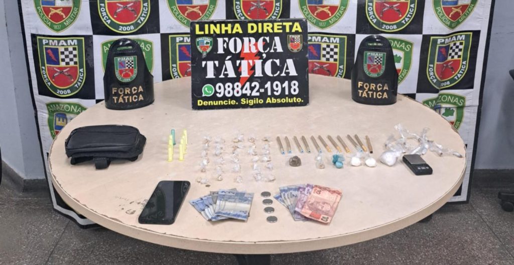 Força Tática prende suspeito com drogas no Zumbi dos Palmares