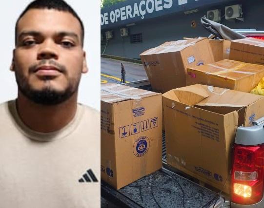 Traficante é preso em flagrante com 328 kg de maconha escondidos em casa