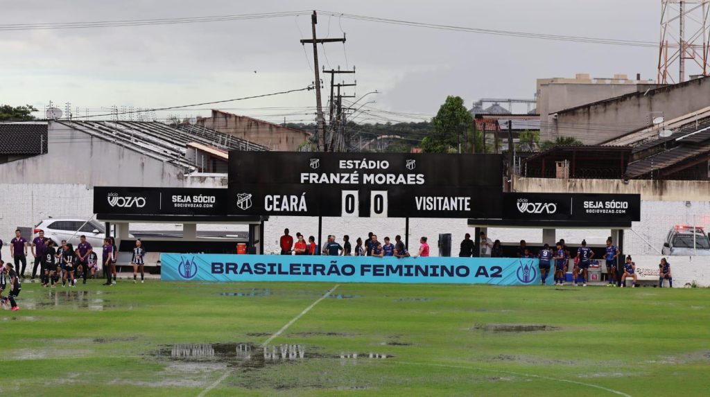 Chuva forte cancela duelo entre Ceará e Instituto 3B