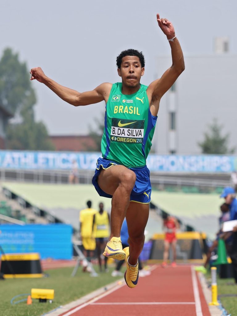 Amazonense Benjamin Oliveira garante o 8º lugar, na final do salto triplo do Mundial Sub-20