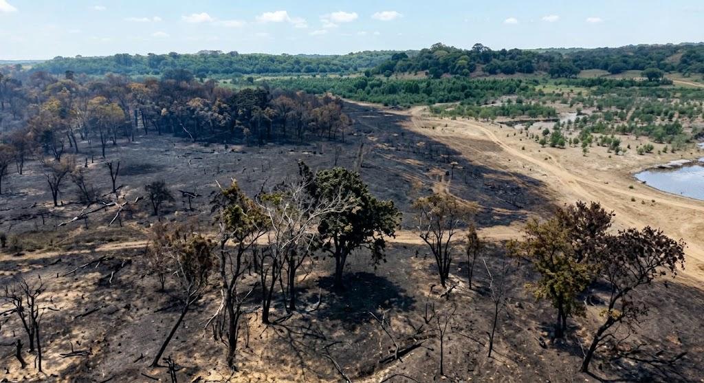 Incêndio queimou 456 hectares no Cacau Pirêra