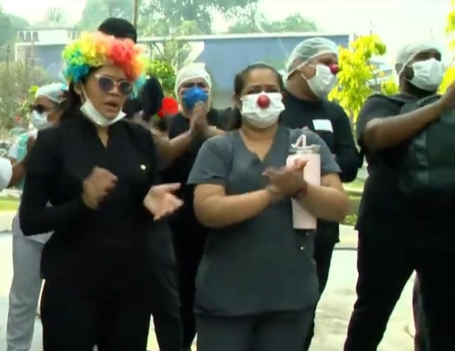 Trabalhadores do hospital João Lúcio protestam por salários