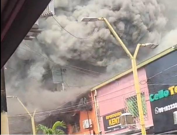 Incêndio atinge restaurante  El Shaday, no Centro
