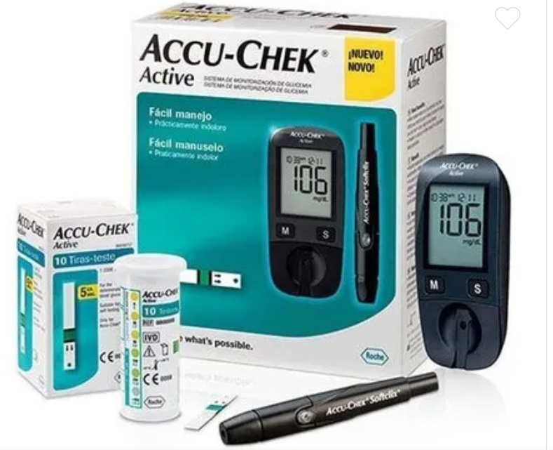 Anvisa proíbe venda de teste de glicemia Accu-Check Active na Amazon